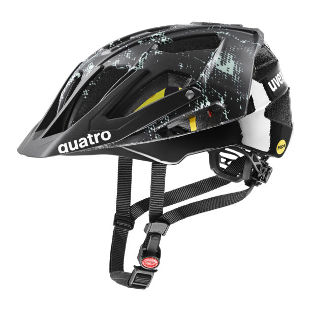 Casca MTB Uvex Quatro CC MIPS - black/jade matt