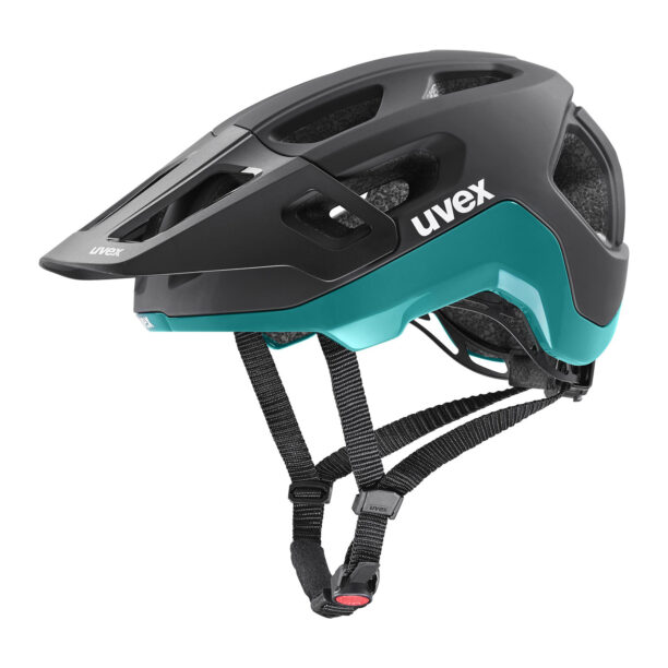 Casca MTB Uvex React - black/teal matt