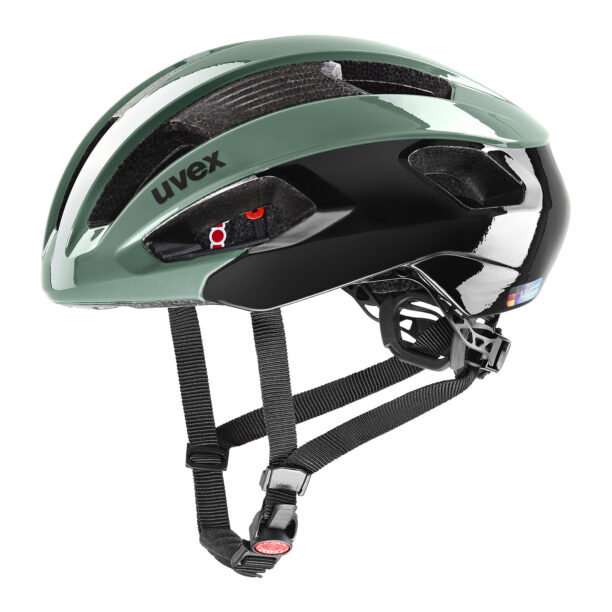 Casca ciclism sosea Uvex Rise - moss green/black