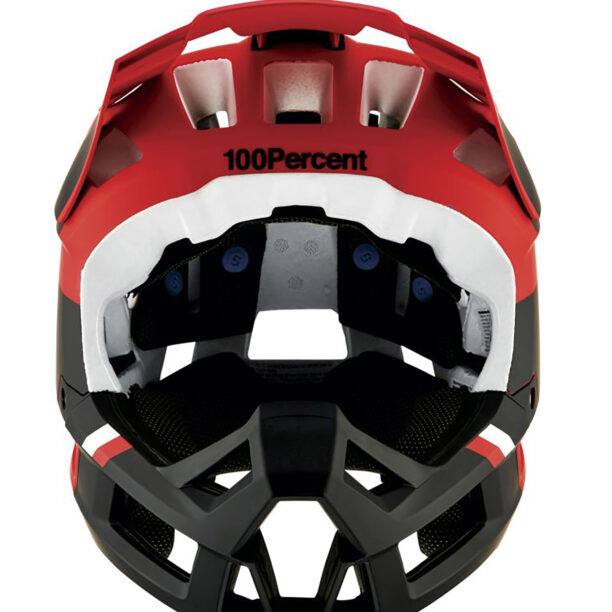 Casca enduro 100% Trajecta Helmet - cargo fluo red preţ