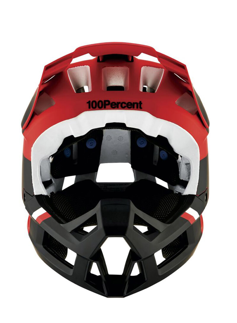 Casca enduro 100% Trajecta Helmet - cargo fluo red preţ