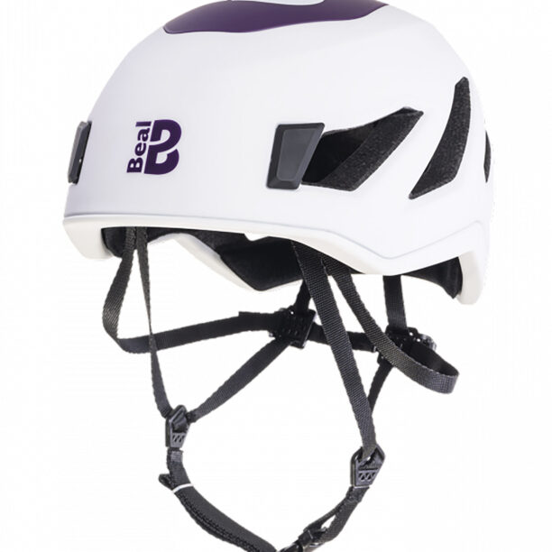 Casca escalada Beal Indy - white/purple