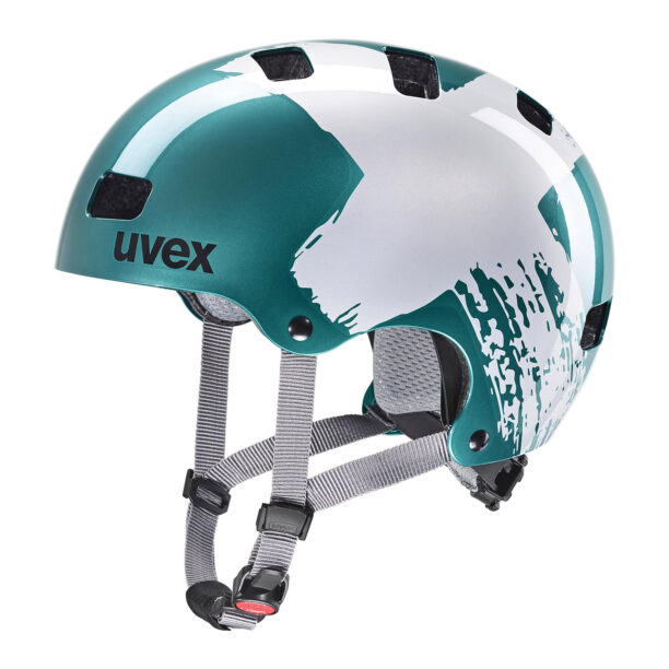 Cască pentru copii Uvex Kid 3 - teal/silver