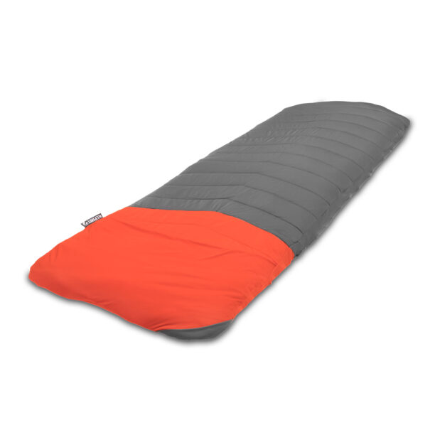 Cearșaf Klymit Quilted V Sheet Pad Cover - orange/grey preţ