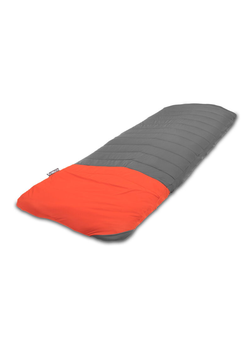 Cearșaf Klymit Quilted V Sheet Pad Cover - orange/grey preţ