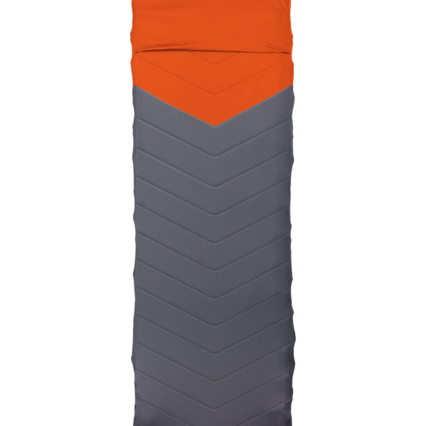 Cearșaf Klymit Quilted V Sheet Pad Cover - orange/grey