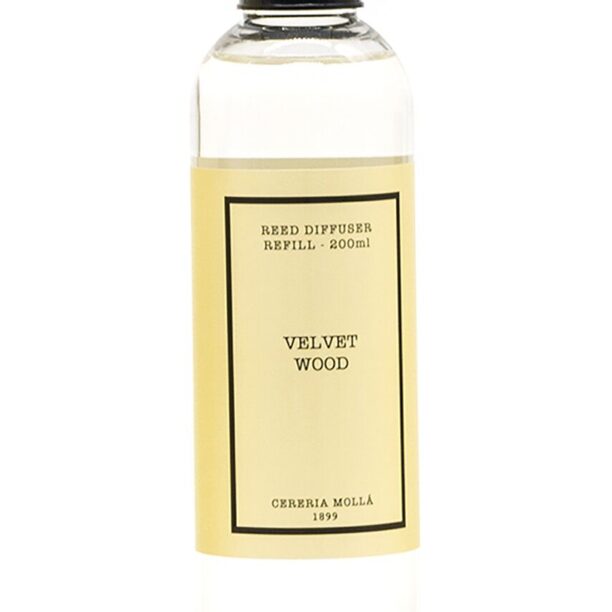 Cereria Molla alimentare pentru difuzorul de parfum Velvet Wood 200 ml