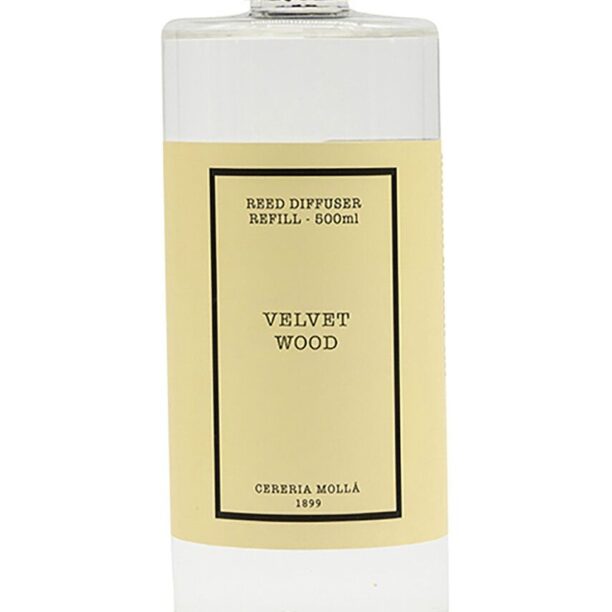 Cereria Molla alimentare pentru difuzorul de parfum Velvet Wood 500 ml