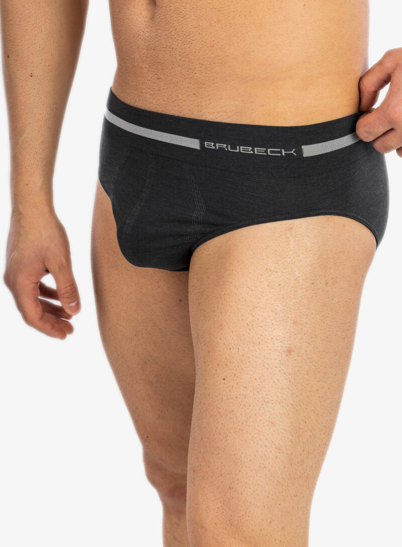 Original Chiloți barbati Brubeck Comfort Wool Briefs - graphite