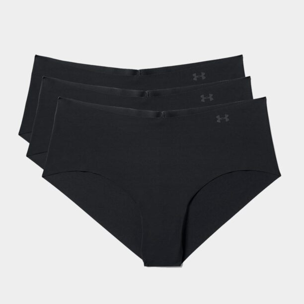 Chiloti termici femei Under Armour UA Pure Stretch Hipster 3-Pack - Fitted - black/black/black