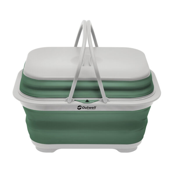 Chiuvetă Outwell Collaps Washing Base w/handle & Lid - shadow green