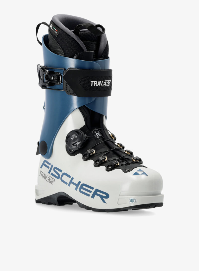 Cumpăra Clapari de tura Fischer Travers TS - white/blue