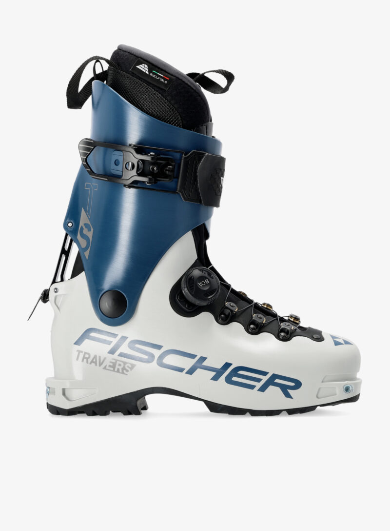 Clapari de tura Fischer Travers TS - white/blue