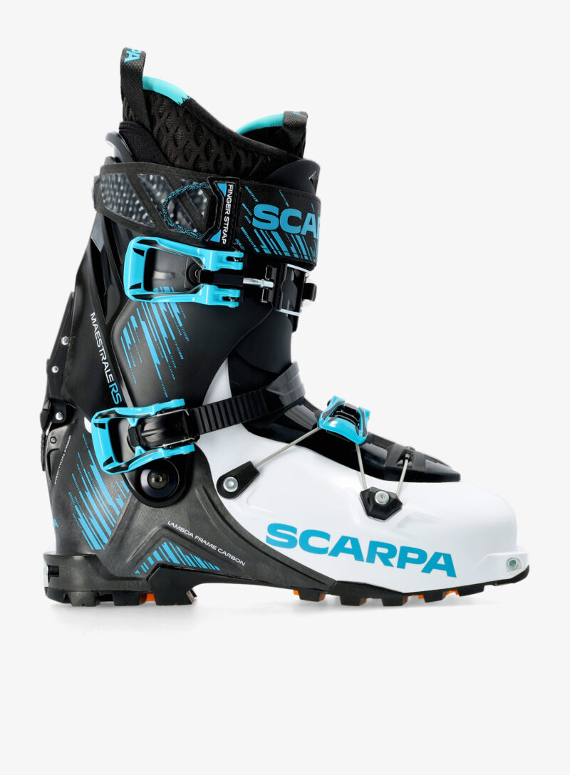 Clapari de tura Scarpa Maestrale RS - white/black/azure