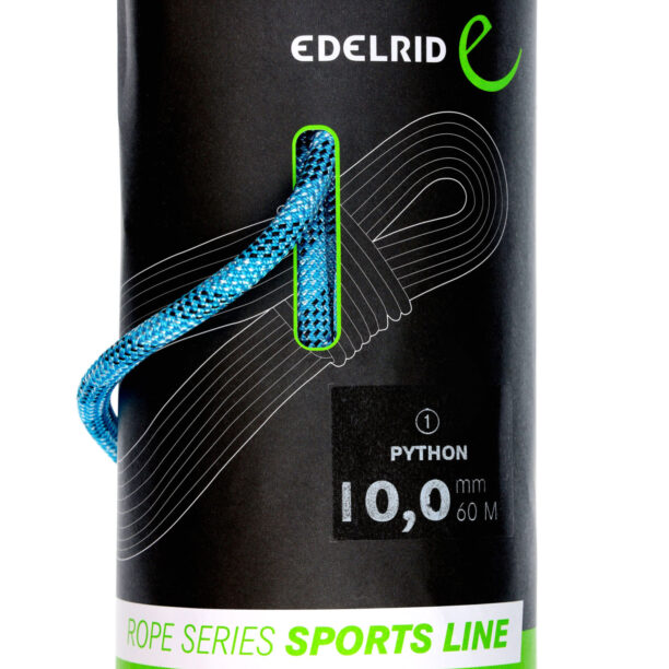 Coarda dinamica Edelrid Python 10 mm 60 m - blue preţ