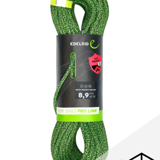 Coarda dinamica Edelrid Swift Protect Pro Dry 8