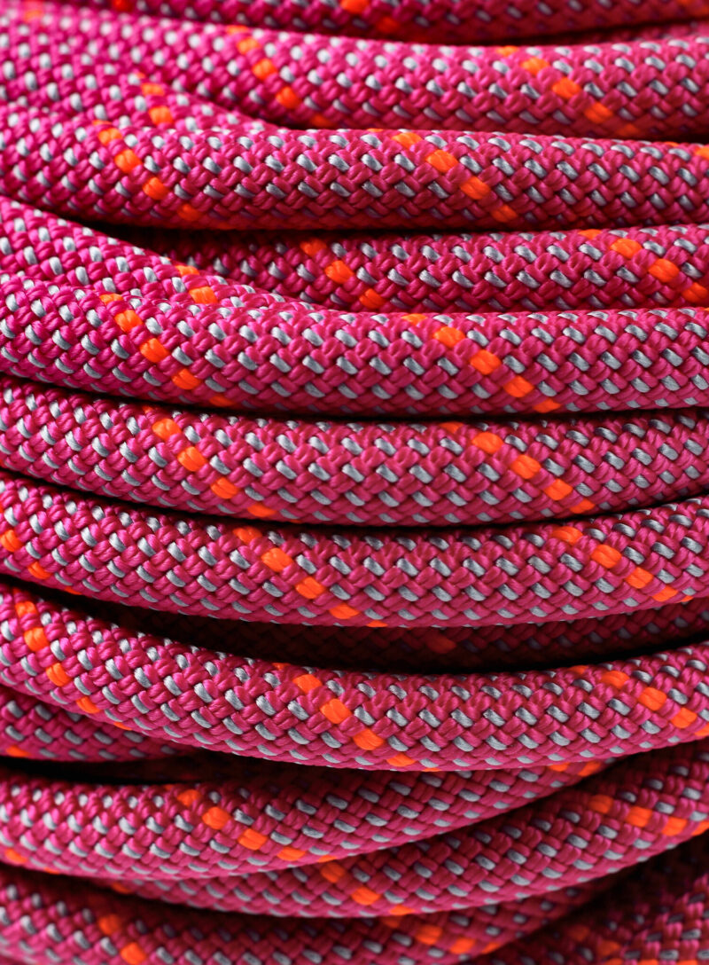 Coarda dinamica Mammut 9.5 Crag Dry Rope 60 m - pink/zen preţ