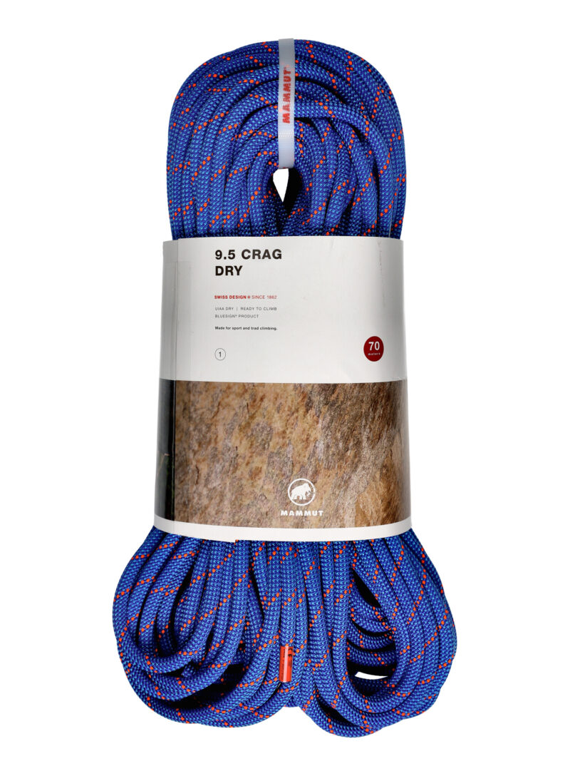 Coarda dinamica Mammut 9.5 Crag Dry Rope 70 m - blue/ocean