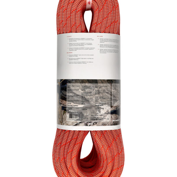 Cumpăra Coarda dinamica Mammut 9.8 Crag Classic Rope 60 m - orange/white