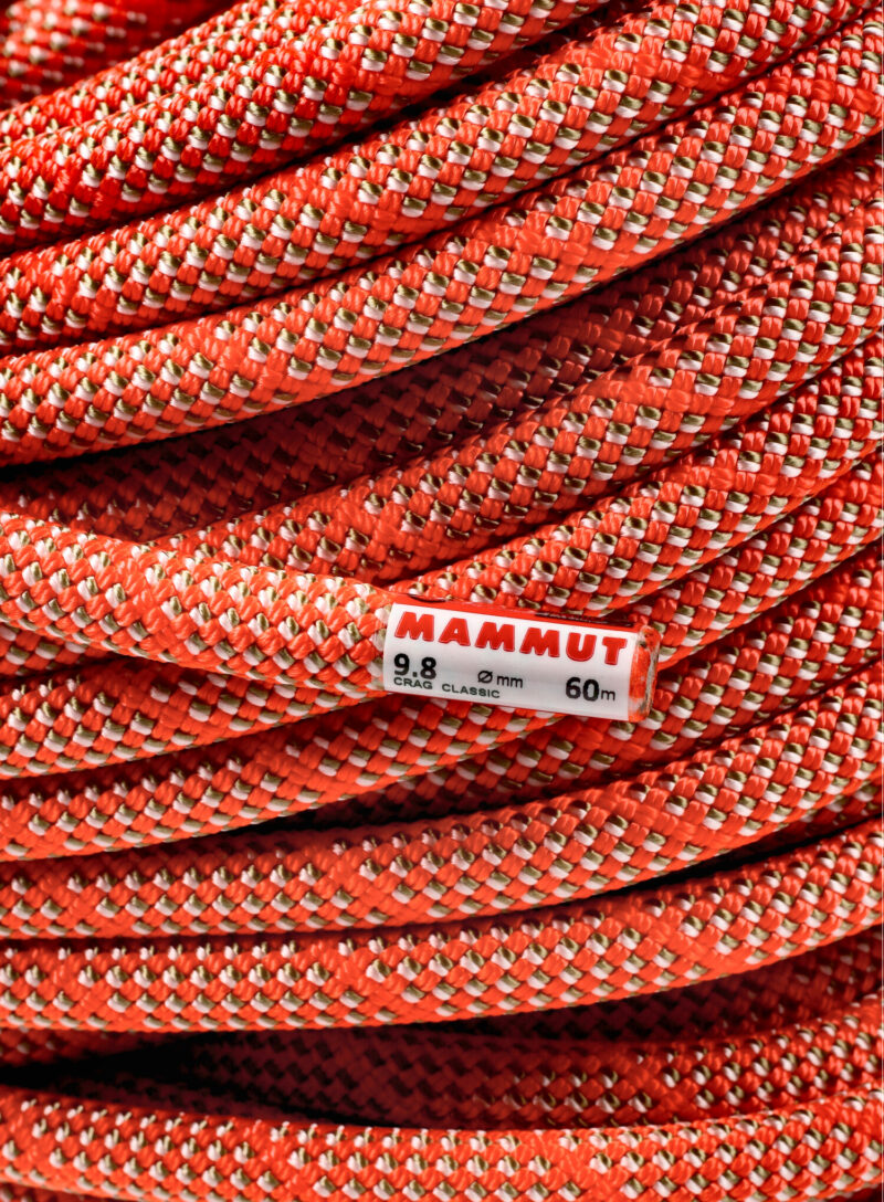 Preţ Coarda dinamica Mammut 9.8 Crag Classic Rope 60 m - orange/white