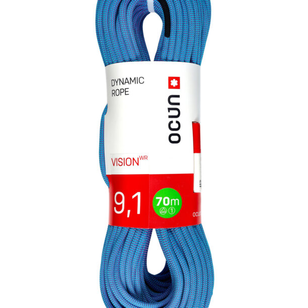 Coarda dinamica Ocun Vision WR 9.1 mm 70 m - blue/purple