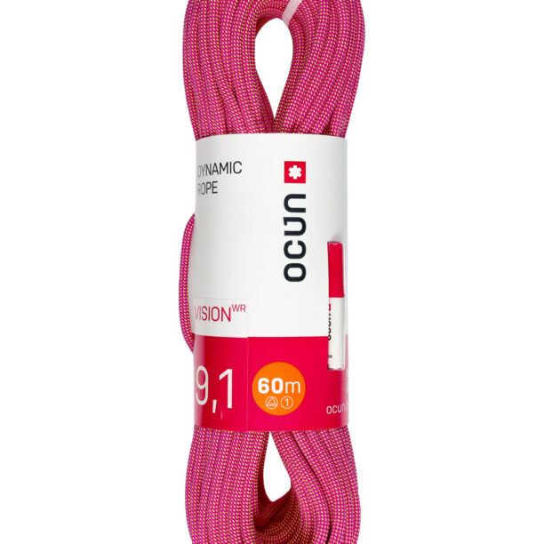 Coarda escalada Ocun Vision WR 9.1 mm 60 m - purple/yellow