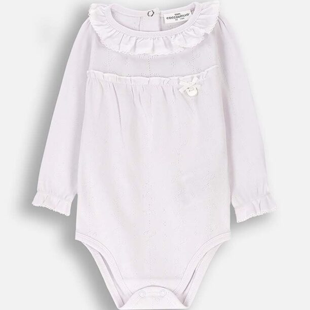 Coccodrillo body din bumbac pentru bebelusi CUTE GIRL NEWBORN