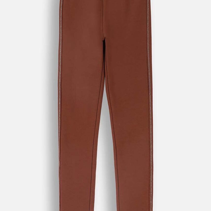 Coccodrillo leggins copii culoarea maro