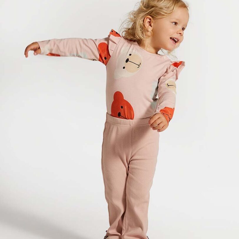 Coccodrillo leggins copii culoarea roz