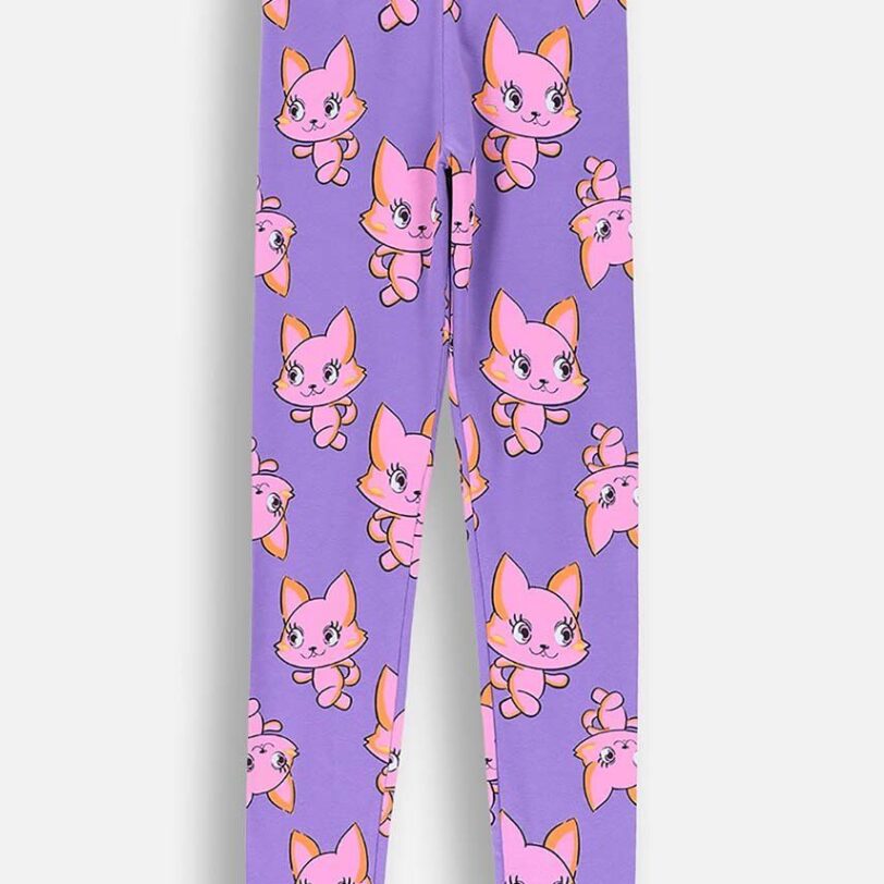 Coccodrillo leggins copii culoarea violet