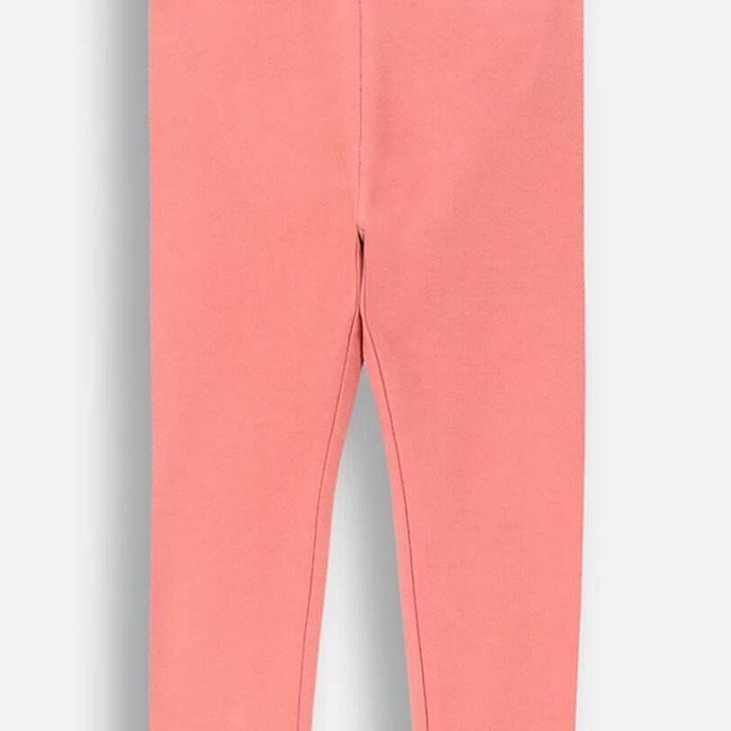 Coccodrillo leggins din bumbac pentru copii culoarea roz