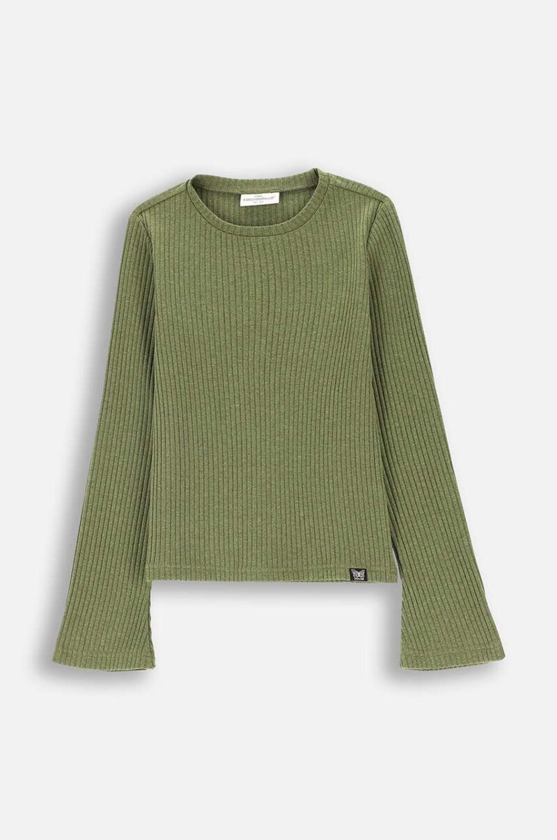 Coccodrillo longsleeve copii culoarea verde