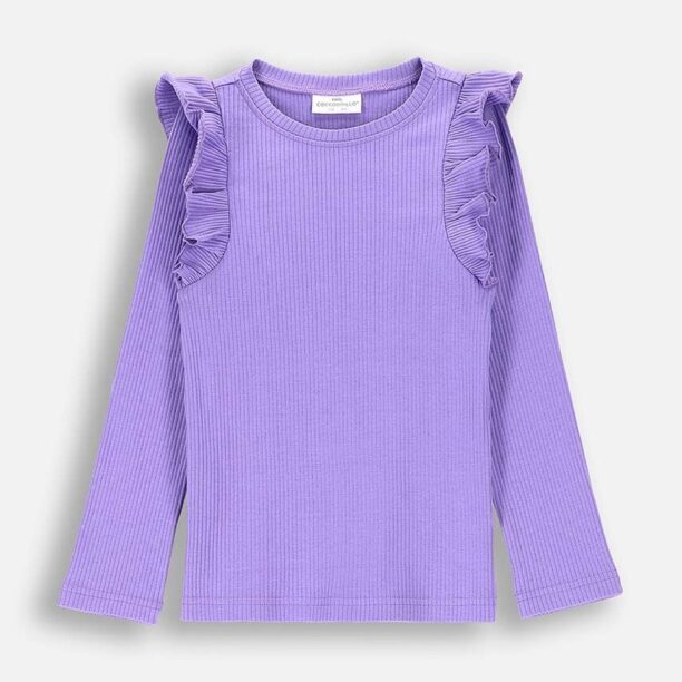 Coccodrillo longsleeve copii culoarea violet