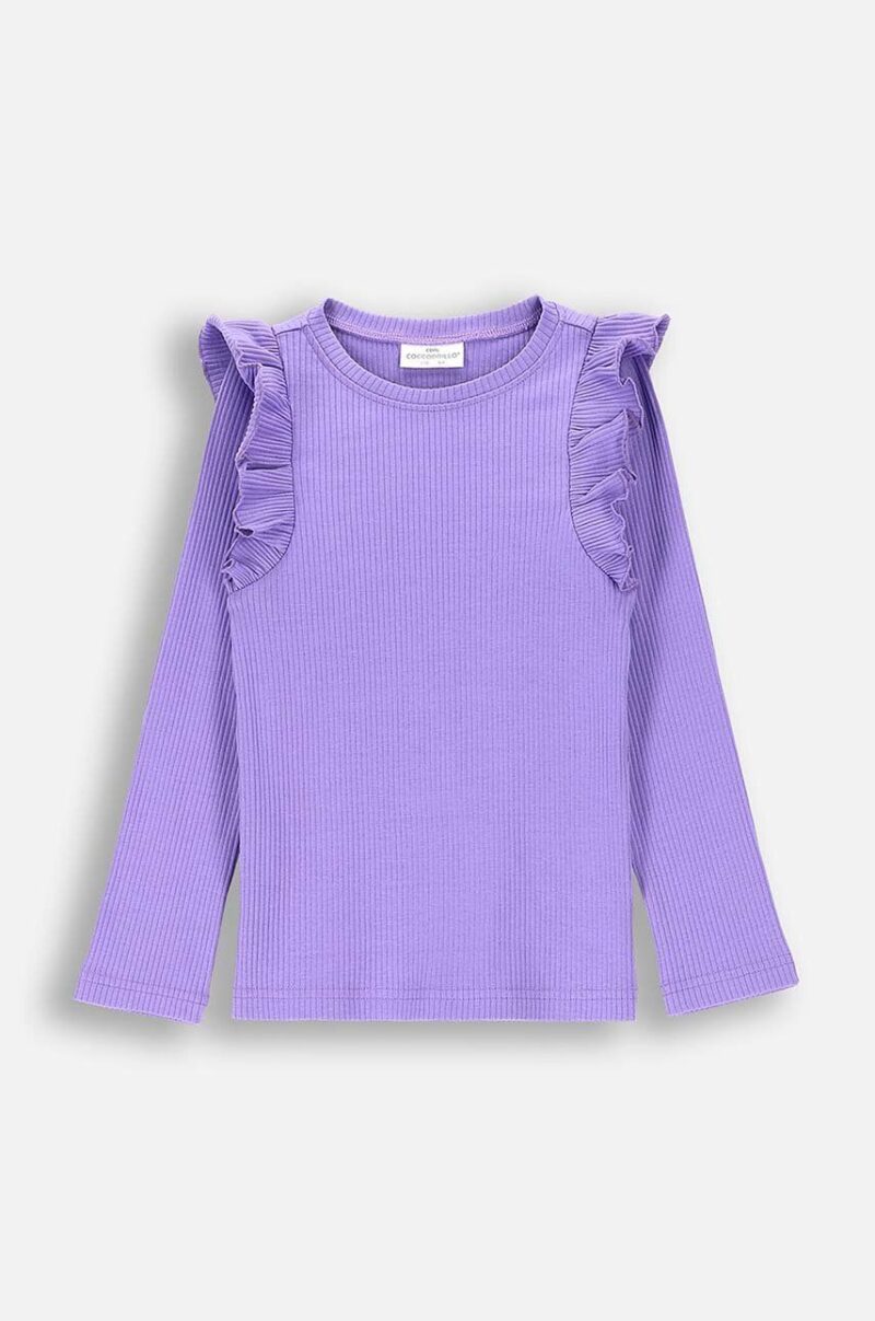 Coccodrillo longsleeve copii culoarea violet