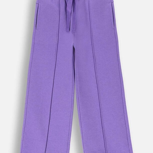 Coccodrillo pantaloni de trening pentru copii culoarea violet