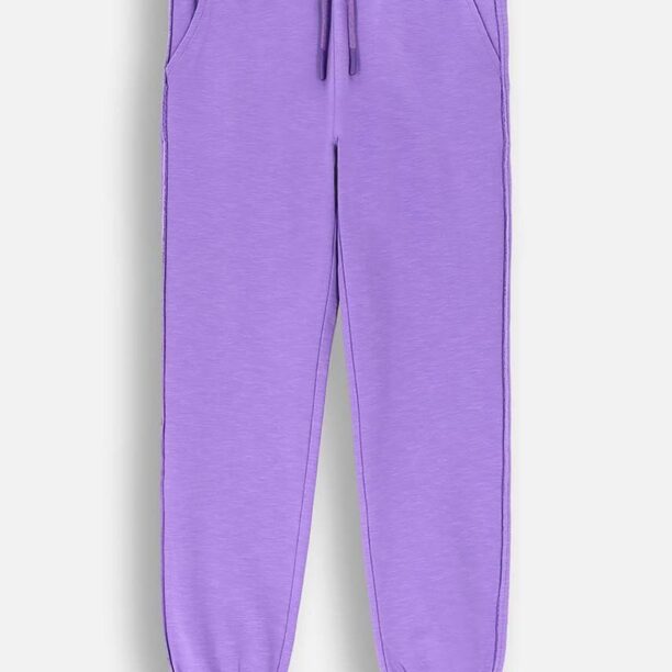 Coccodrillo pantaloni de trening pentru copii culoarea violet