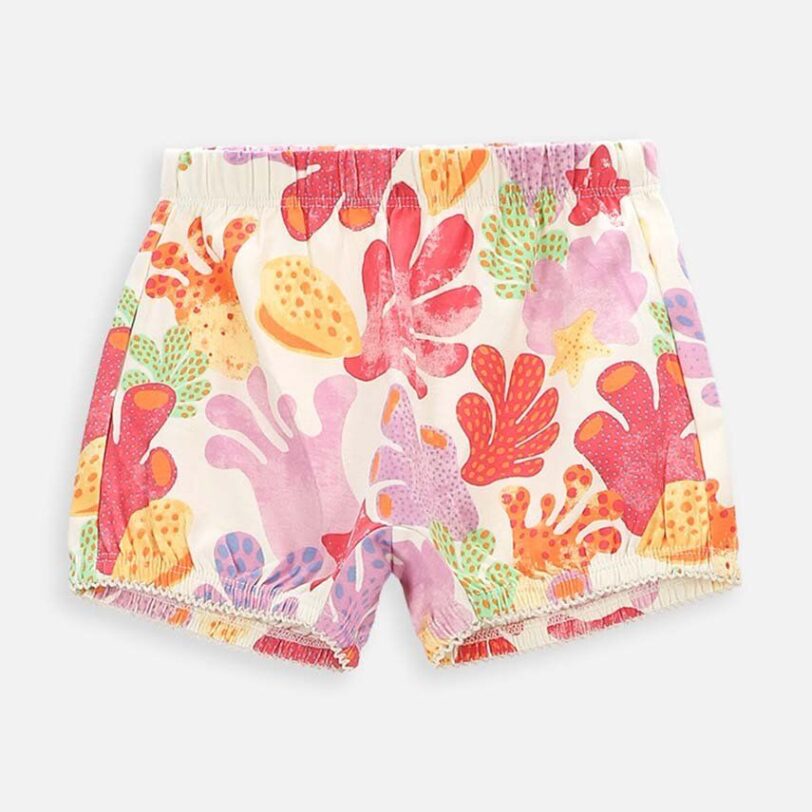 Coccodrillo pantaloni scurti bebe culoarea roz