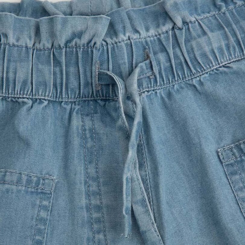 Coccodrillo pantaloni scurți din bumbac pentru copii neted preţ