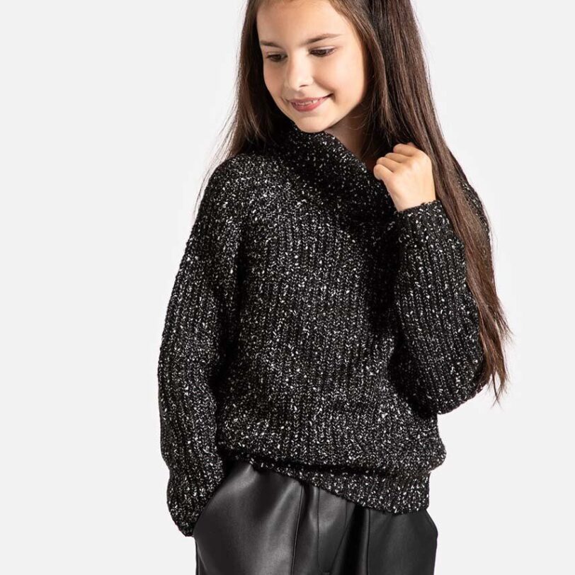 Coccodrillo pulover copii culoarea negru