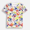 Coccodrillo tricou de bumbac pentru copii culoarea alb