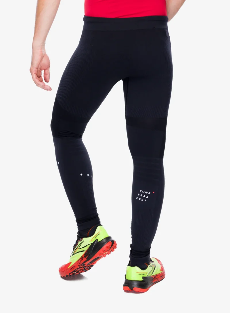 Colanti alergare Compressport Winter Running Legging M - black preţ