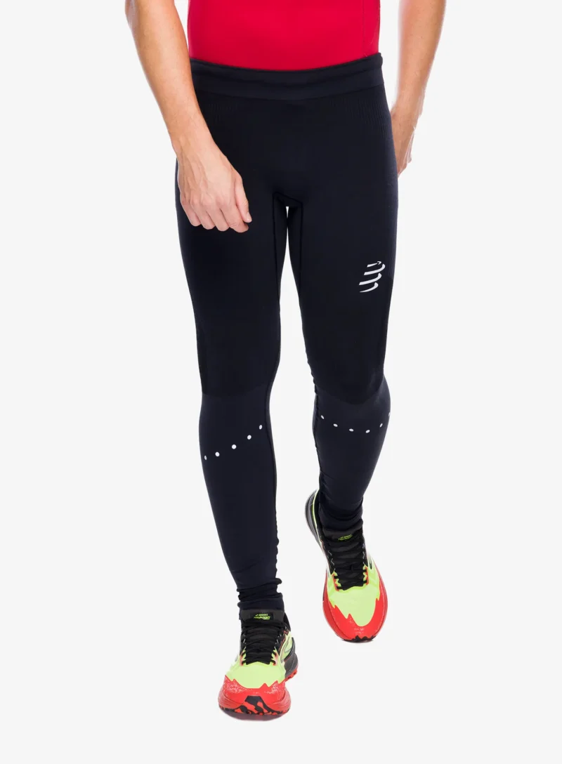 Cumpăra Colanti alergare Compressport Winter Running Legging M - black