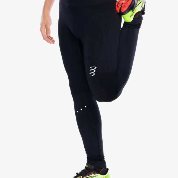 Original Colanti alergare Compressport Winter Running Legging M - black