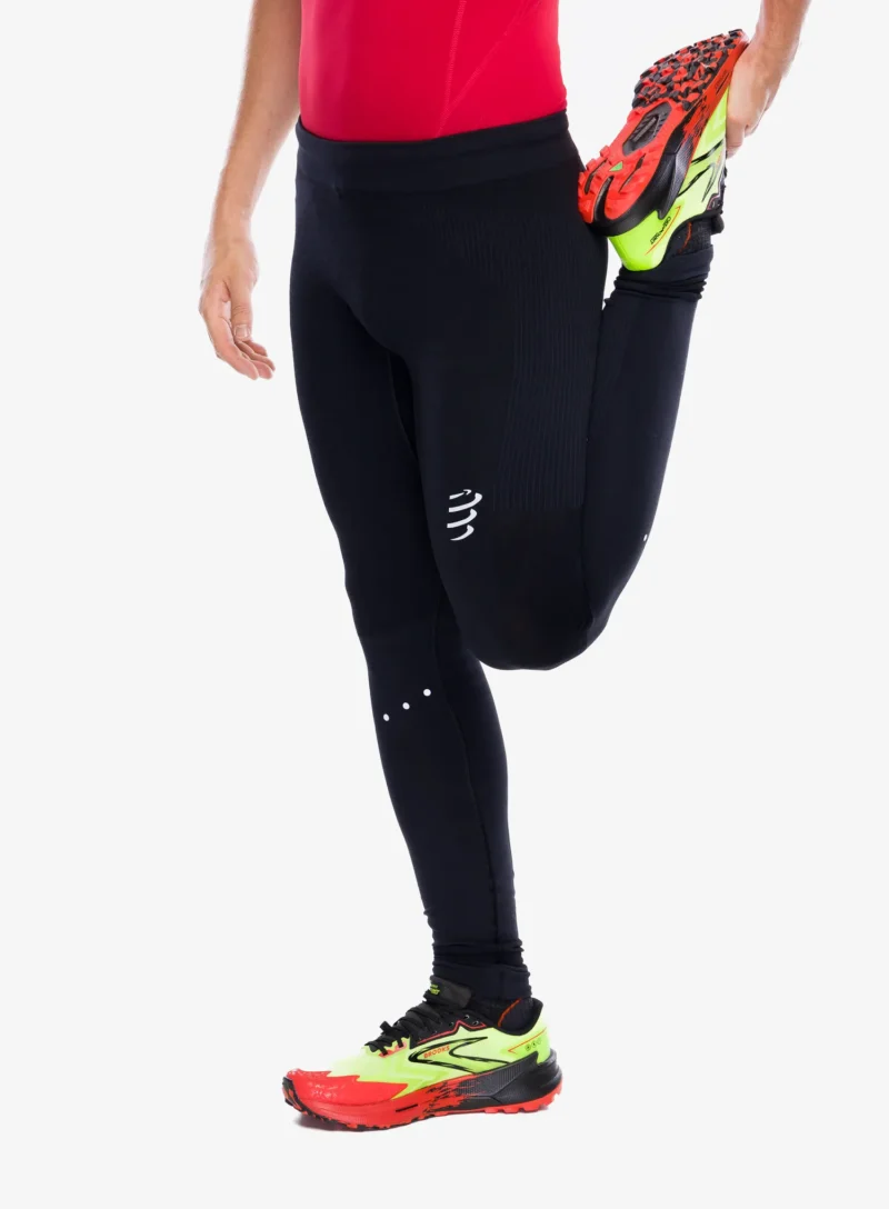 Original Colanti alergare Compressport Winter Running Legging M - black