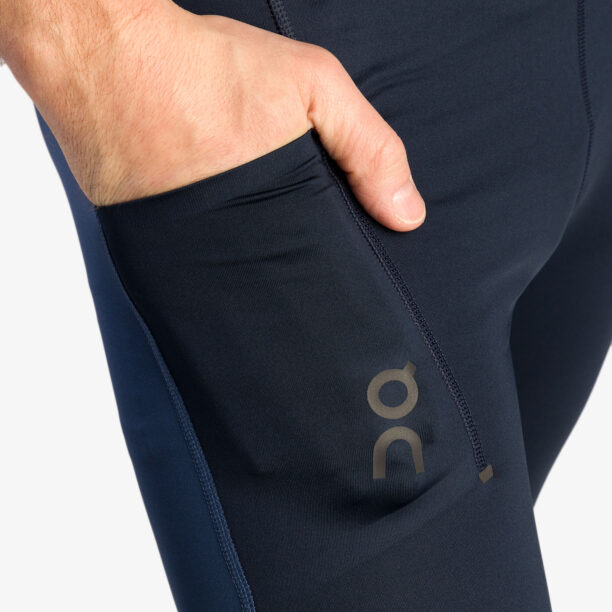 Original Colanti alergare  On Running Performance Tights - navy/denim