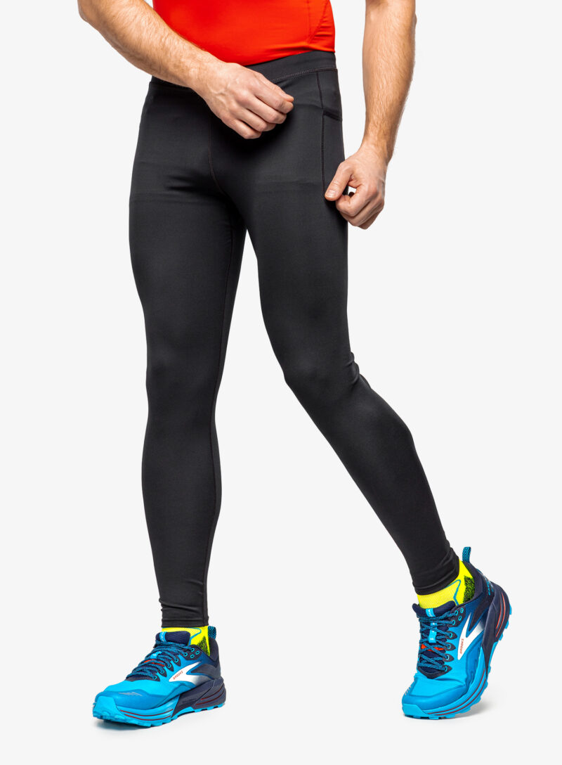 Cumpăra Colanti alergare barbati Brooks Source Tight - black