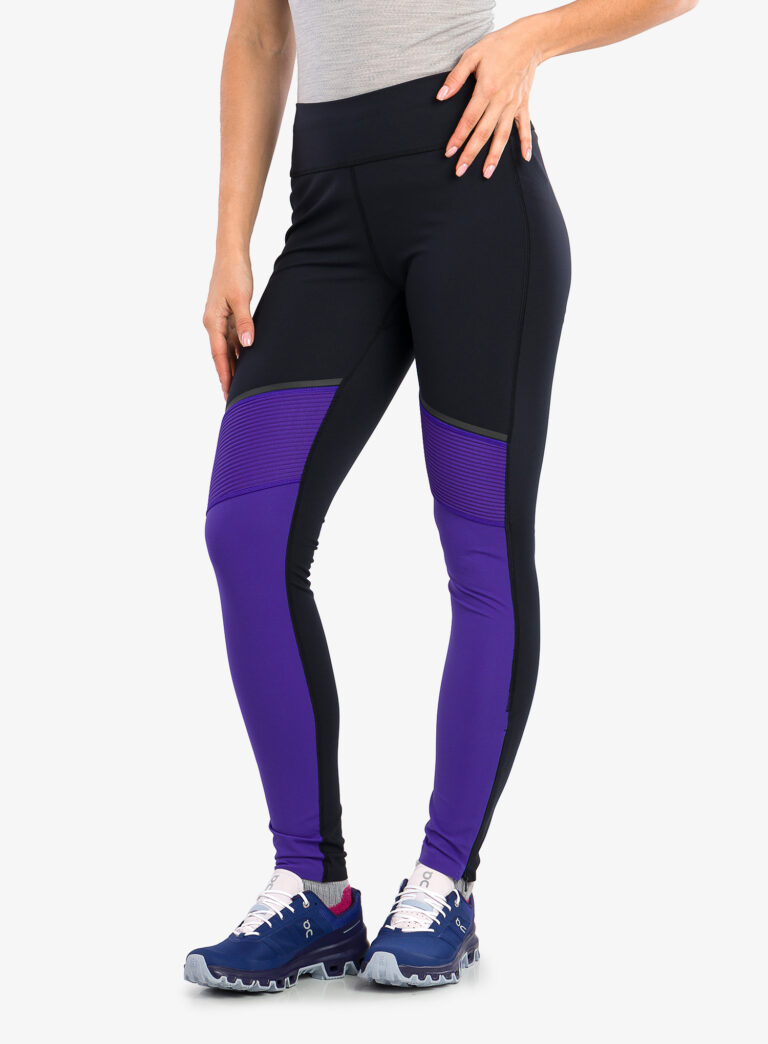 Original Colanti alergare barbati On Running Tights Long - black/twilight