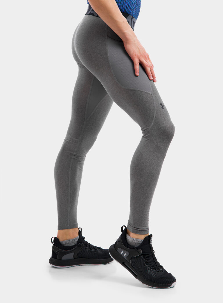 Preţ Colanti alergare barbati Under Armour HG Armour Leggings - carbon heather/black