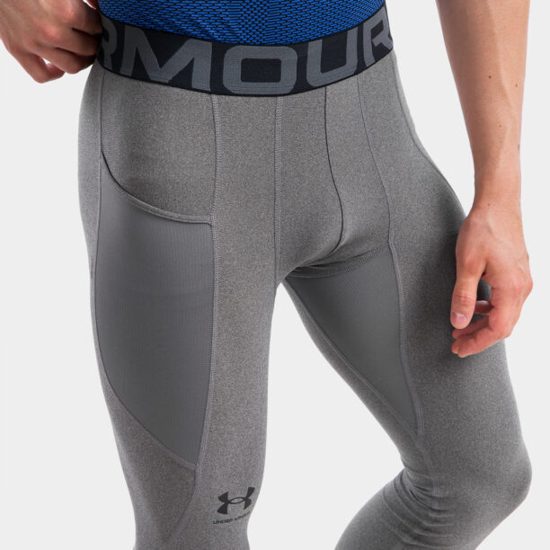 Original Colanti alergare barbati Under Armour HG Armour Leggings - carbon heather/black