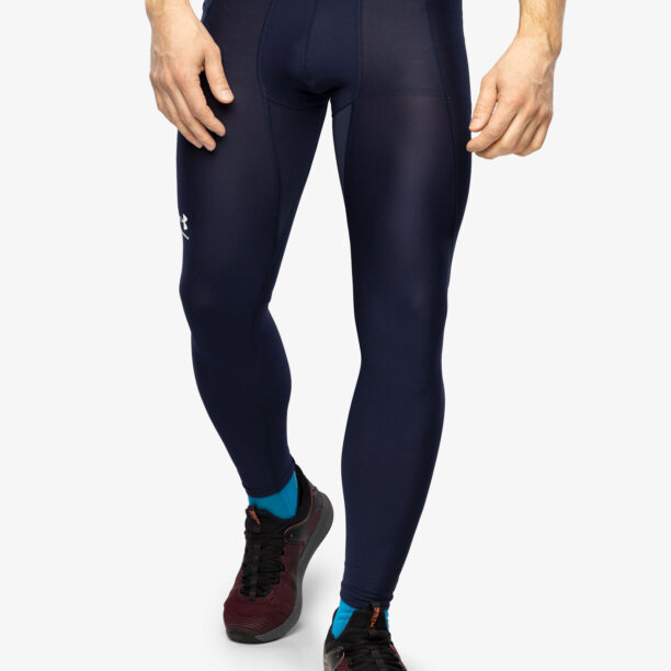 Colanti alergare barbati Under Armour HG Armour Leggings - midnight navy/white